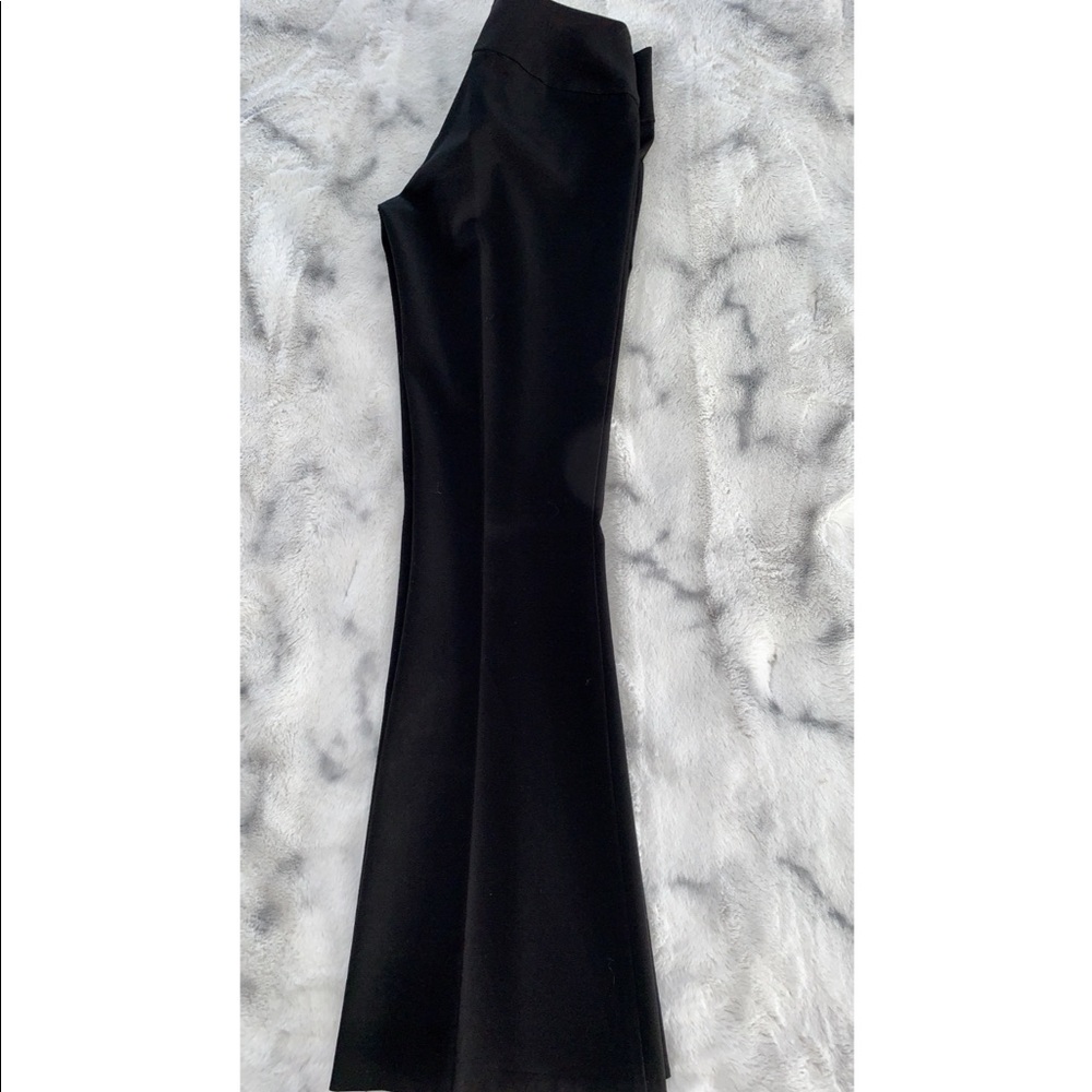 Black, never worn flair pants